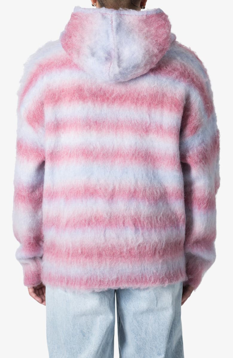 mnml Stripe Brushed Hoodie Sweater, Alternate, color,