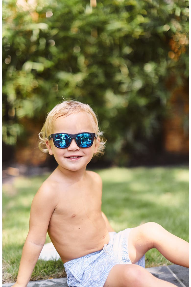 41mm Mirrored Polarized Navigator Sunglasses, Alternate, color, THE SCOUT