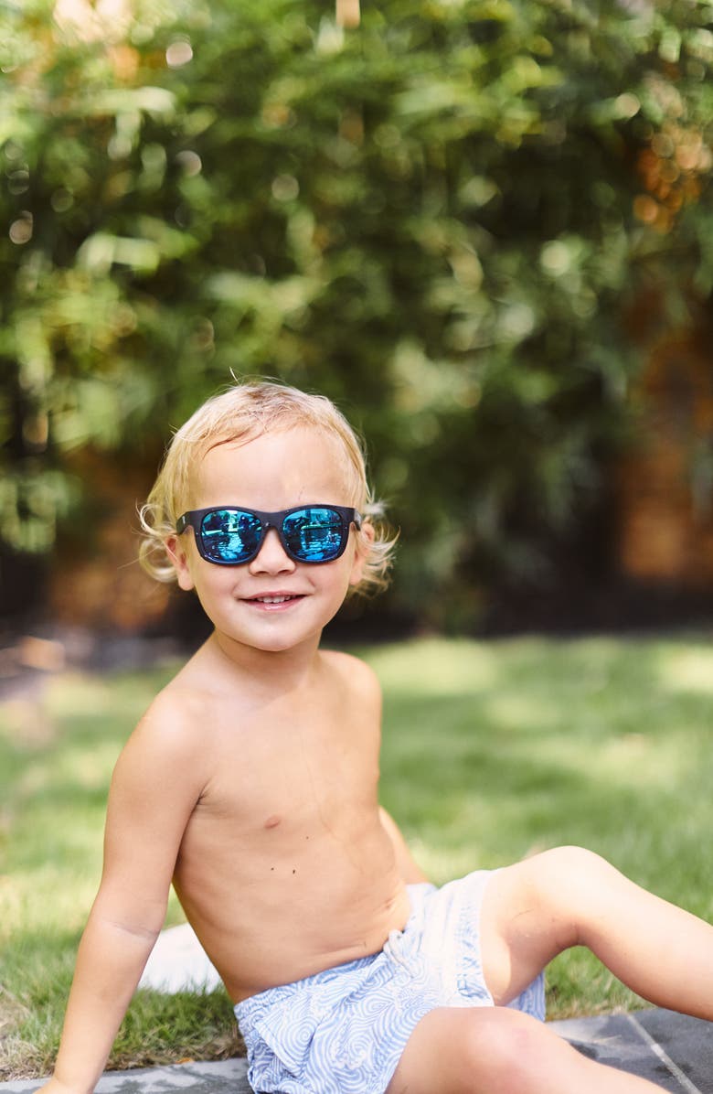 Babiators 41mm Mirrored Polarized Navigator Sunglasses, Alternate, color, 