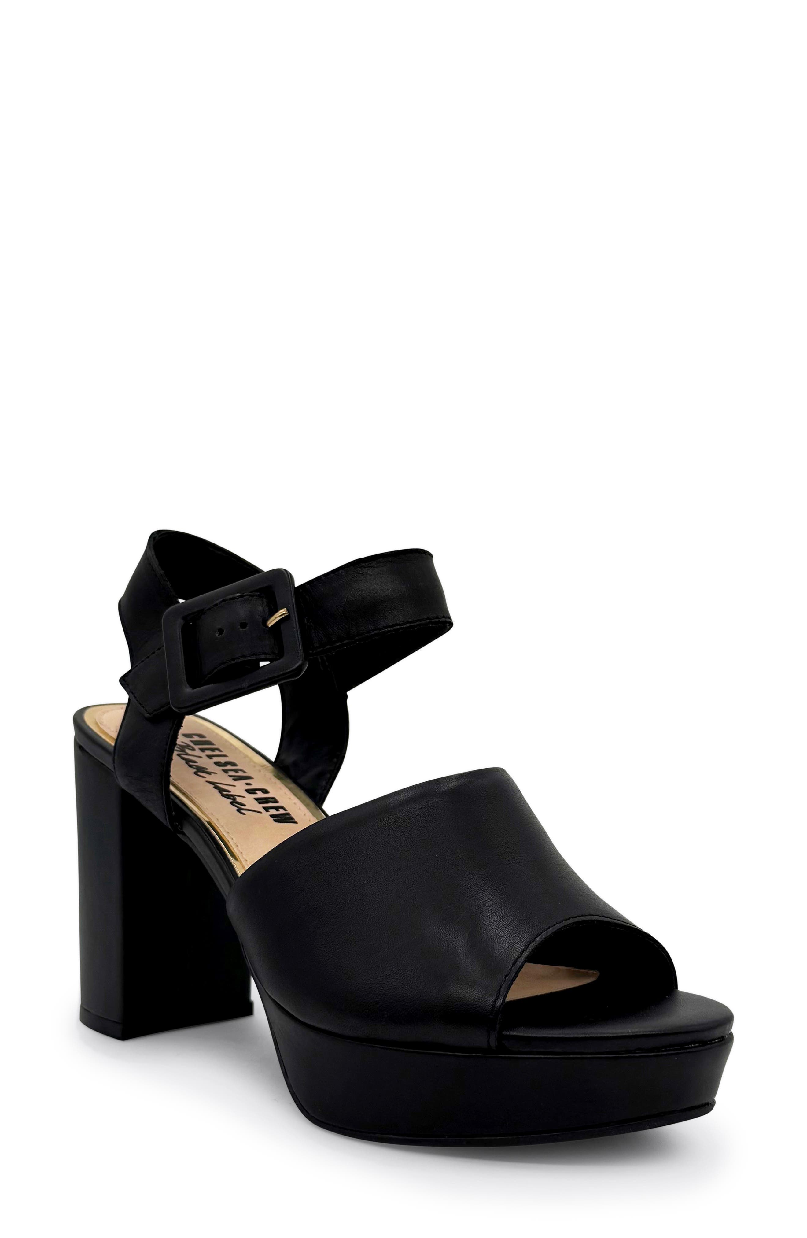 CHELSEA CREW Rose Block Heel Platform Sandal, Main, color, 