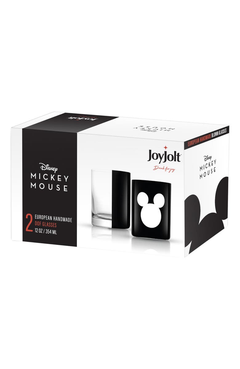 JoyJolt Disney Luxury DOF Glasses - Set of 2, Alternate, color, Black