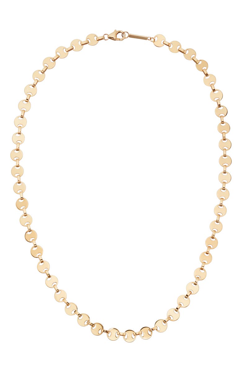 LANA Jewelry Small Rodeo Chain Choker, Main, color, Yellow