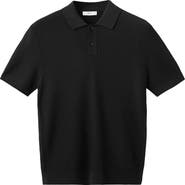 MANGO Structured Polo Shirt
