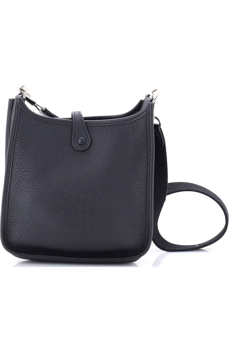 Pre-Owned Hermes Evelyne Bag Gen III Clemence TPM, Alternate, color, Noir