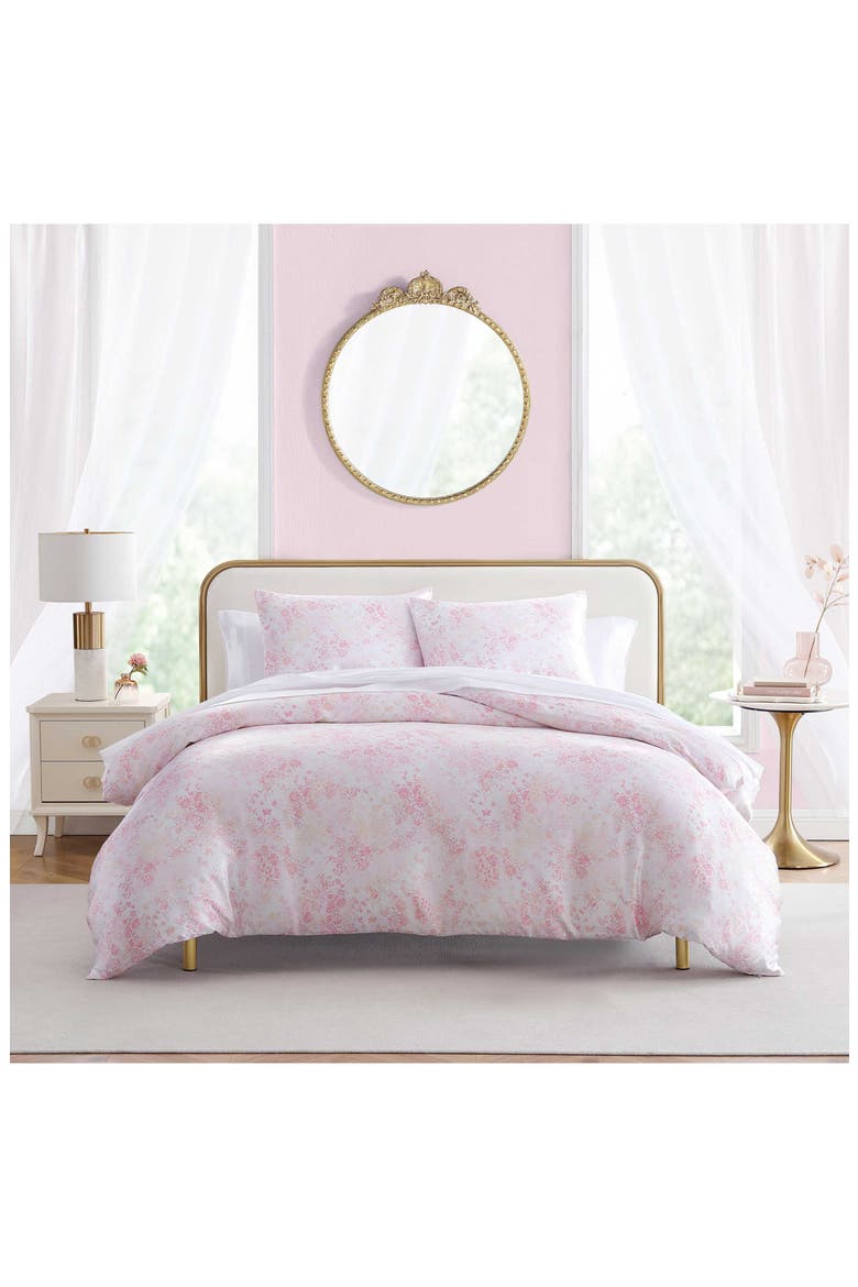 Ballet Bows Duvet Cover & Sham Set, Alternate, color, PINK