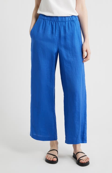 Linen Wide Leg Pants