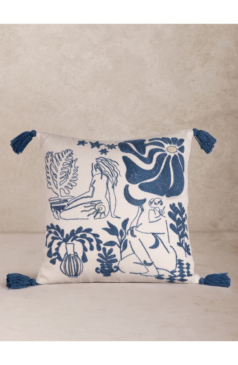 GAURI KOHLI Sialkot Throw Pillow Cover, Main, color, Multicolred