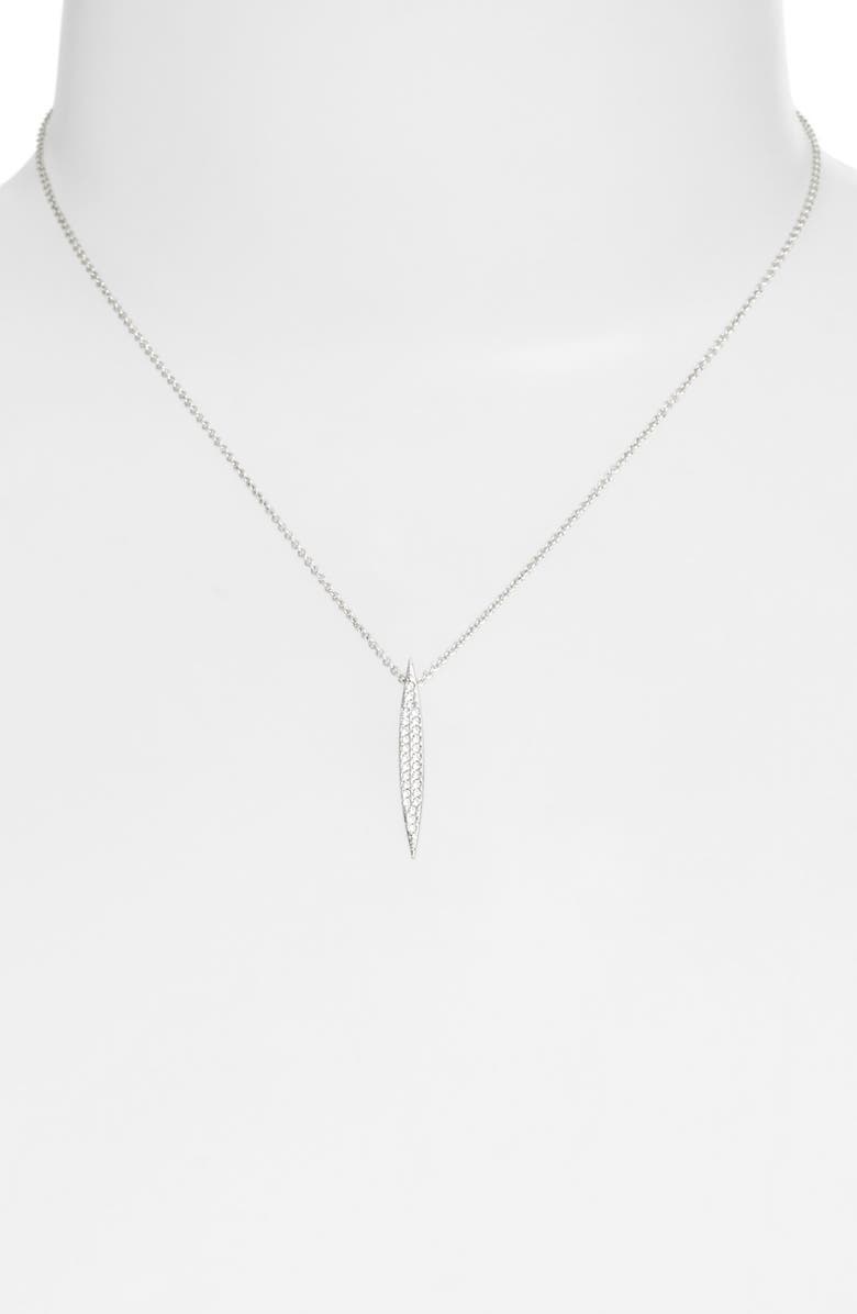 Nadri 'Tattoo' Spear Pendant Necklace, Alternate, color, 