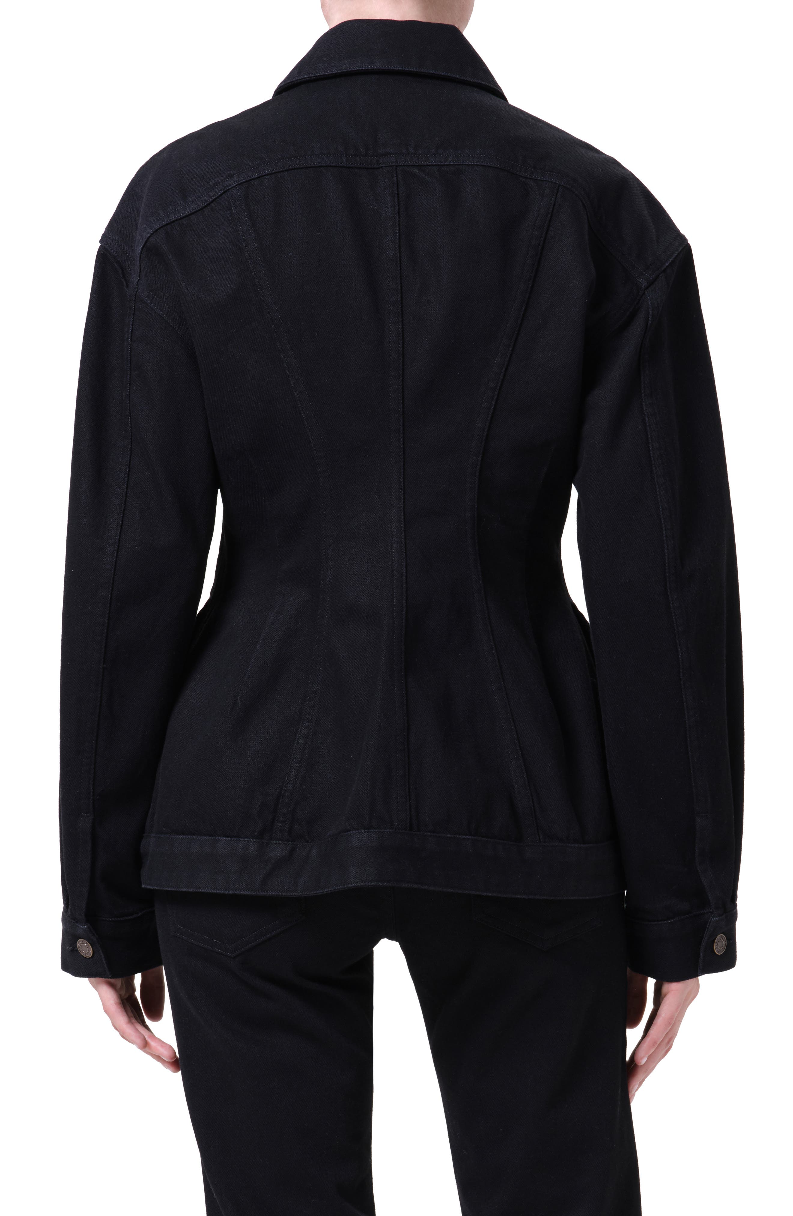 Myra Structured Denim Jacket - image 2