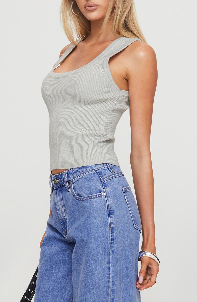Princess Polly Issues Rib Tank Top, Alternate, color, 