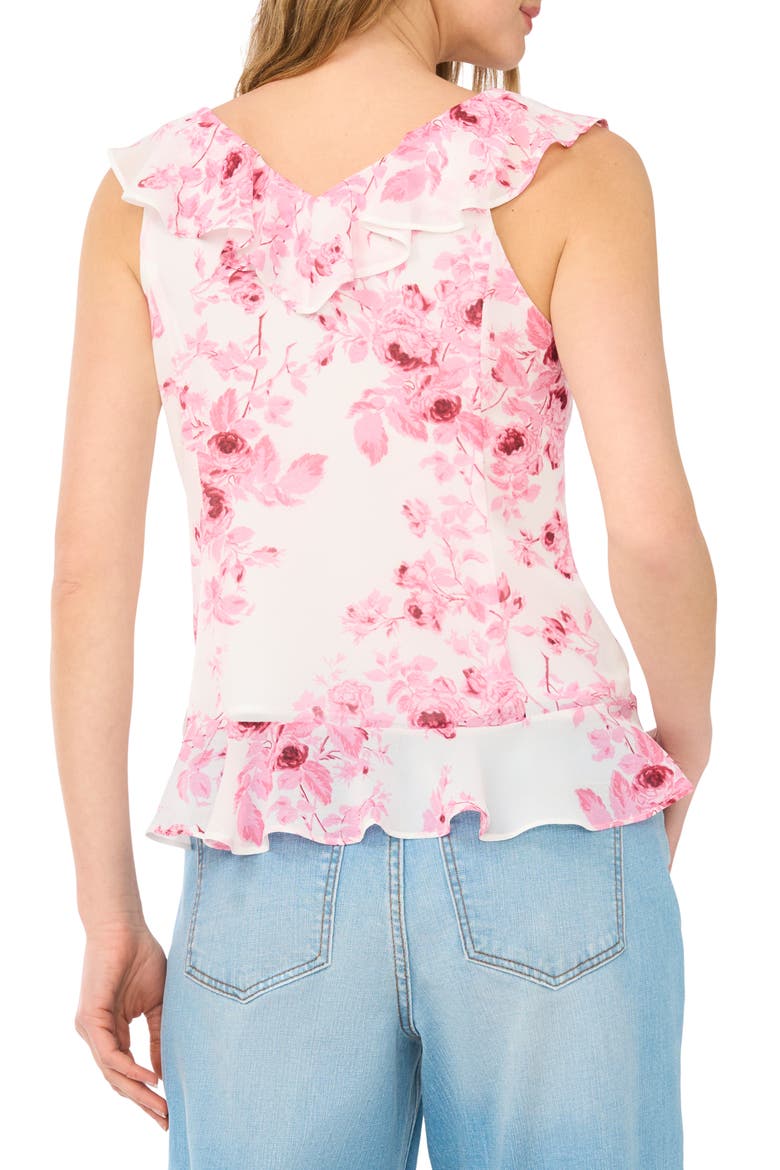 V-Neck Ruffle Top, Alternate, color, ORCHID SMOKE