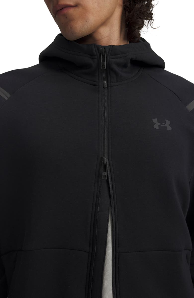 Under Armour Unstoppable Fleece Zip Hoodie, Alternate, color,