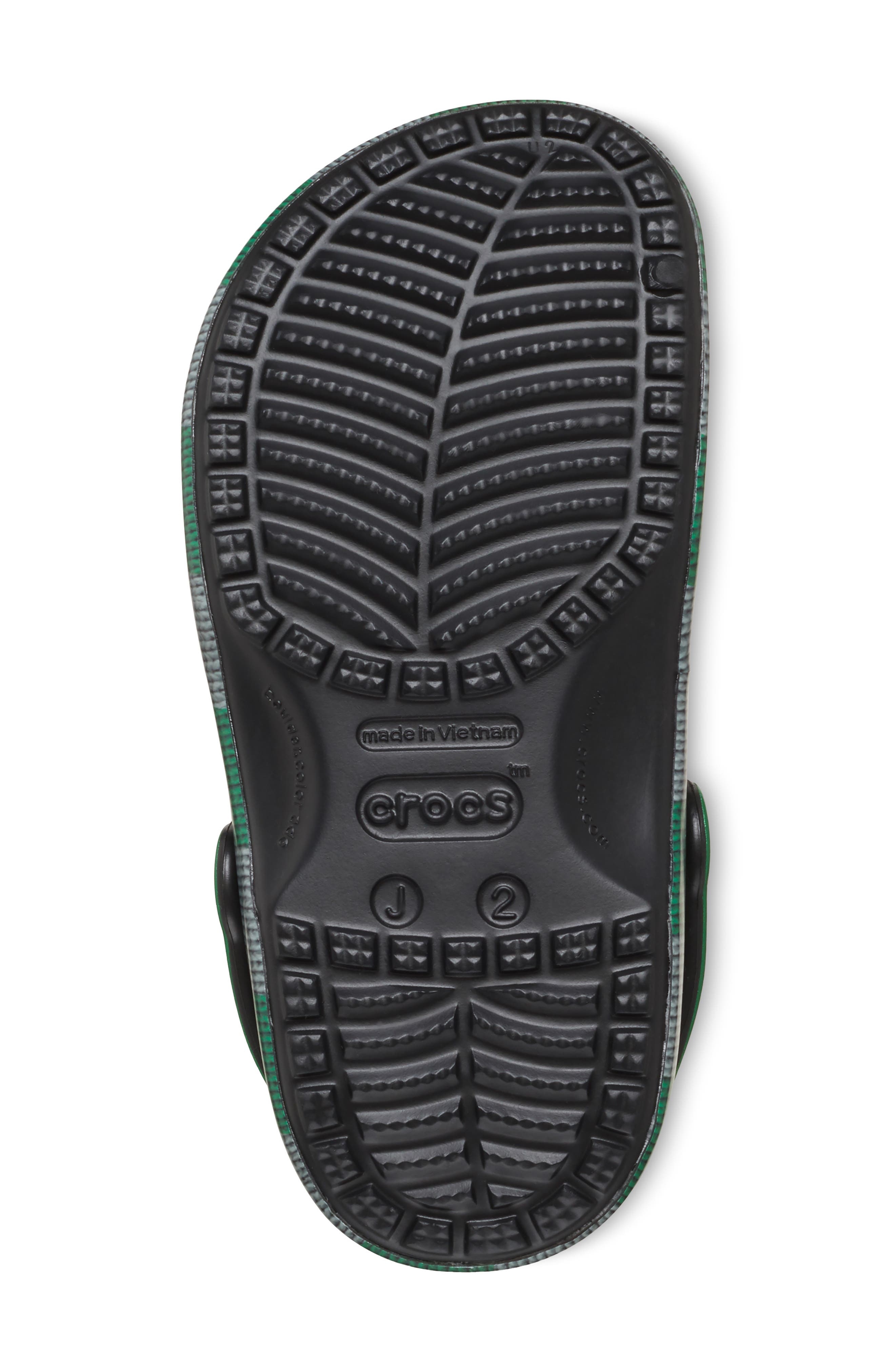 CROCS x Harry Potter<sup>™</sup> Kids' Slytherin Clog, Alternate, color, Black/ Green Multi