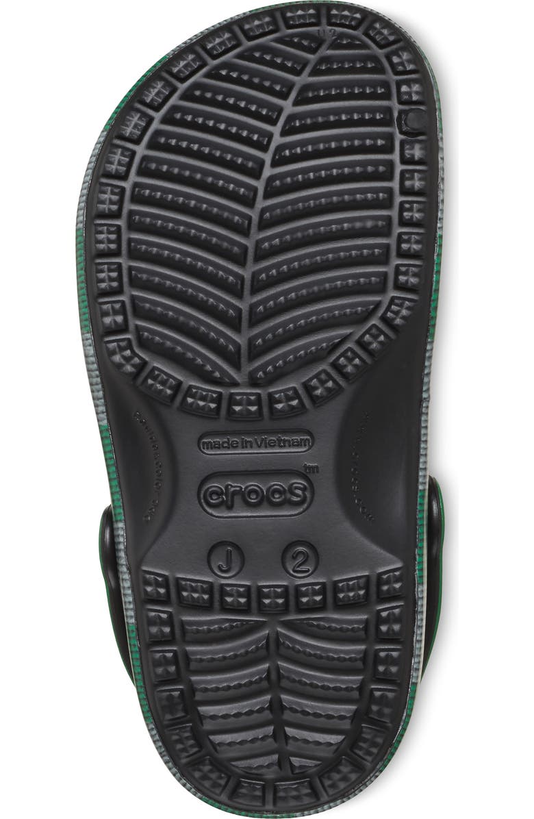 CROCS x Harry Potter<sup>™</sup> Kids' Slytherin Clog, Alternate, color, Black/ Green Multi