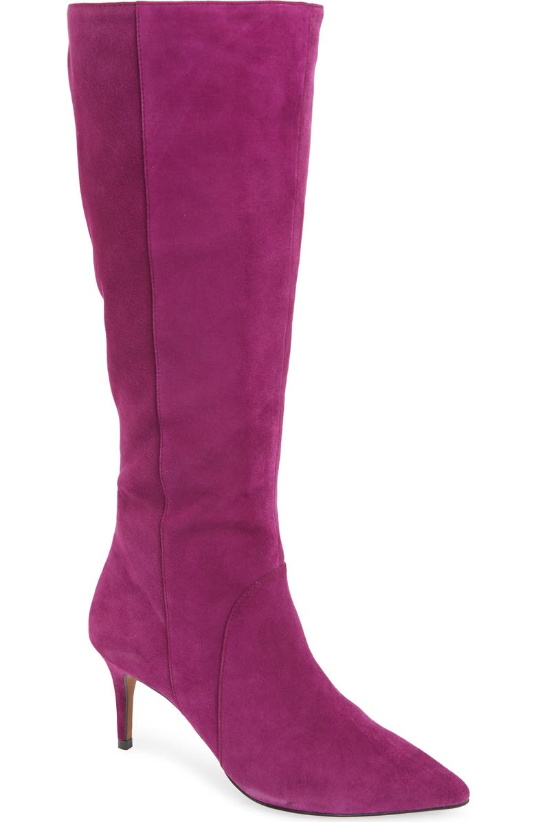 Linea Paolo Perfect Boot, Main, color, Purple Suede