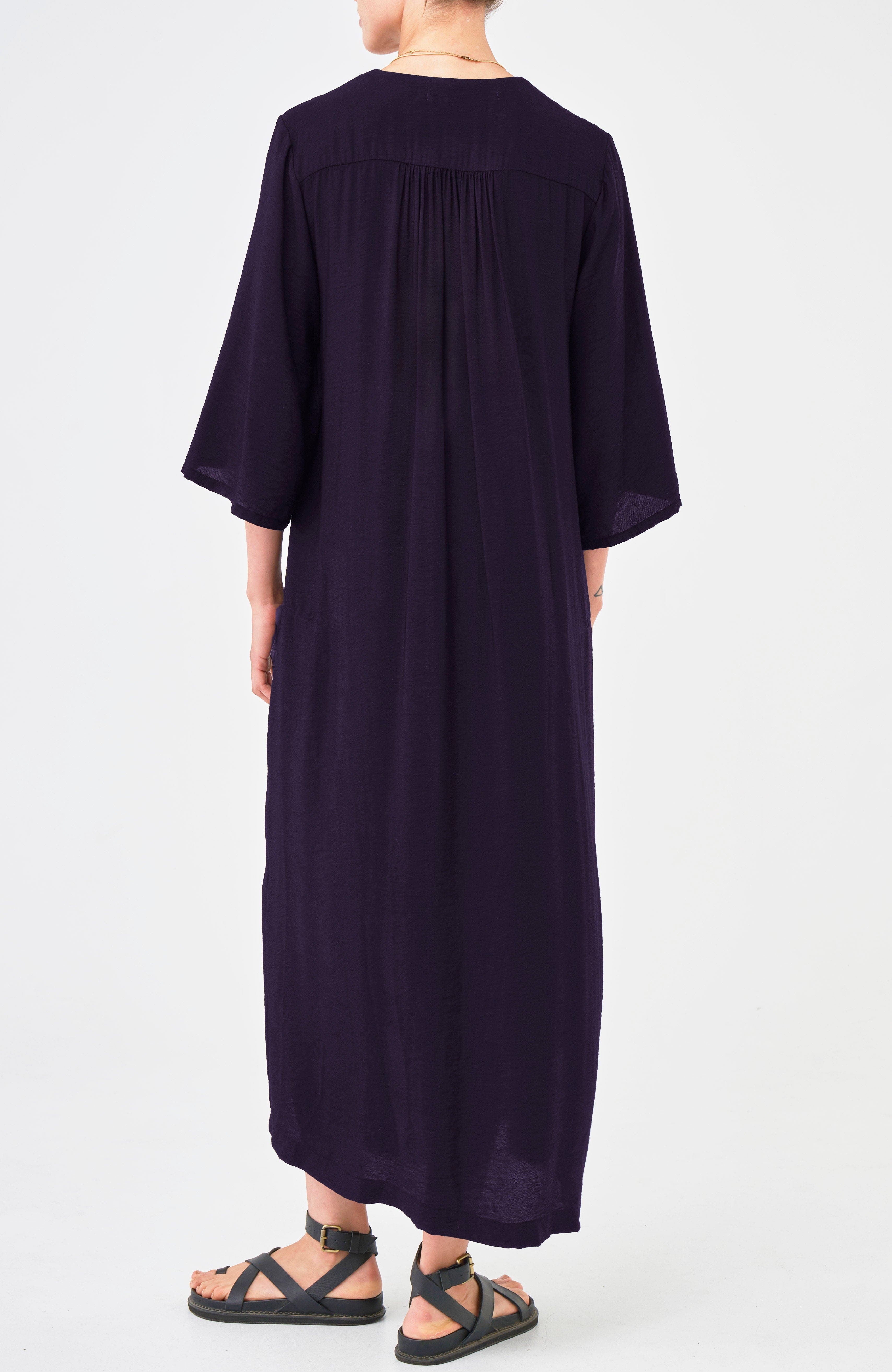 Cupro Rouched Front Caftan - image 4