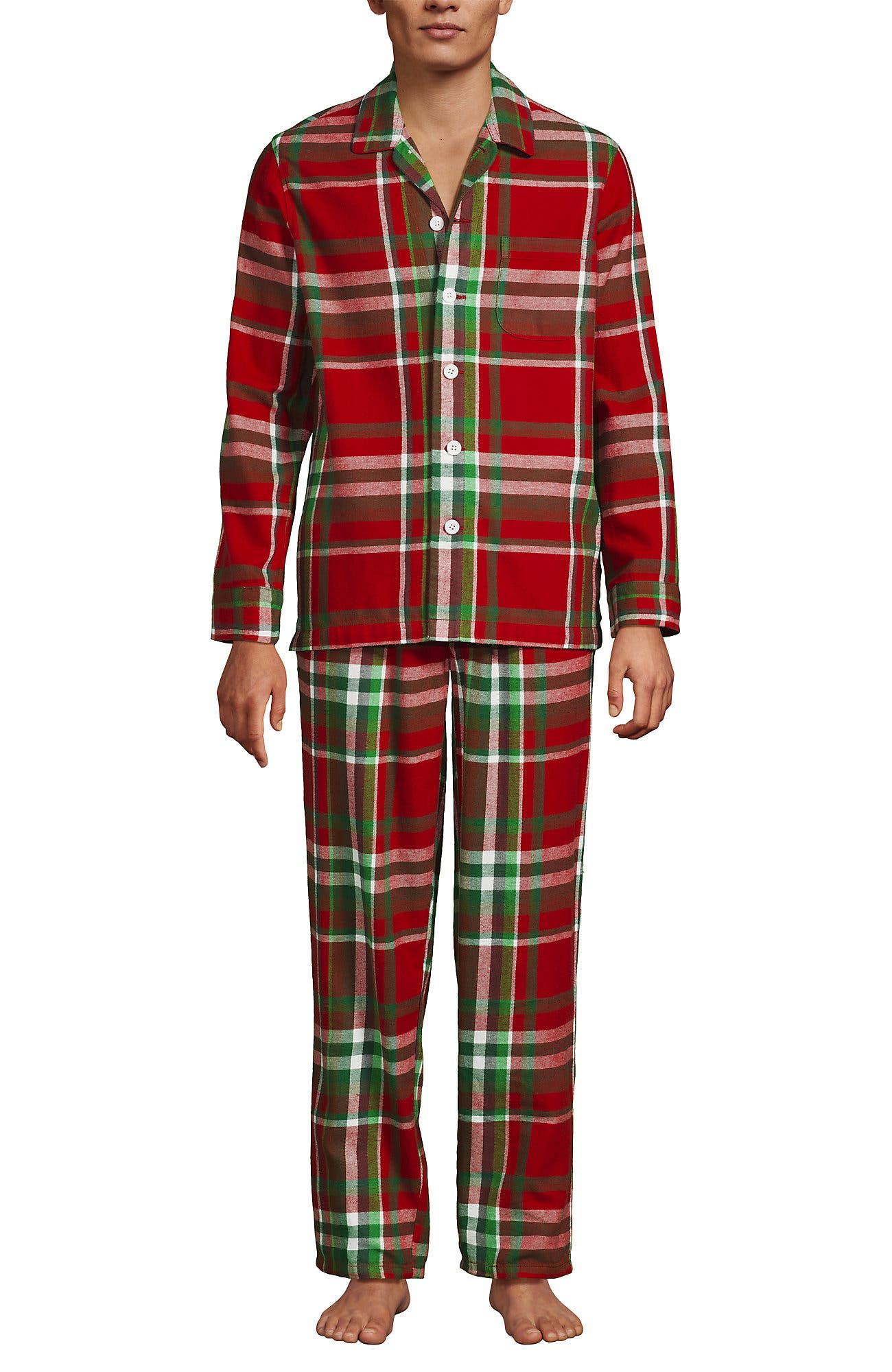 selected Compass Red/Emerald Plaid