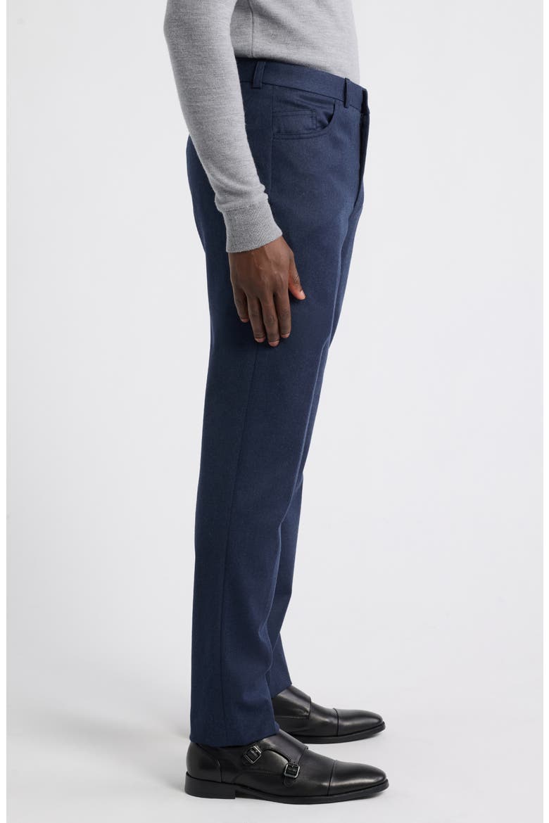 Sage Wool Flannel Stretch Pants, Alternate, color, BLUE