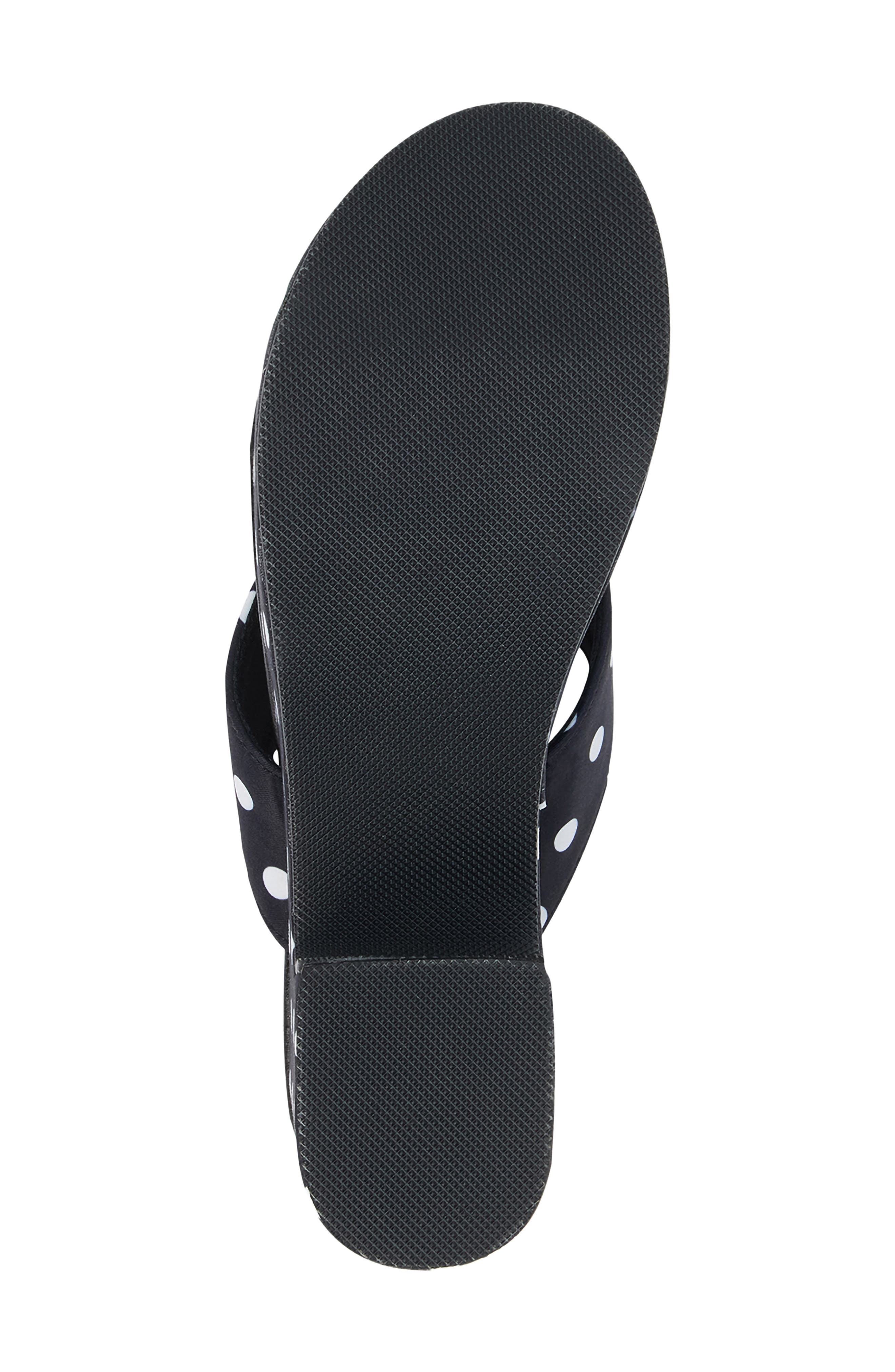 Coconuts by Matisse Bonnie Platform Flip Flop, Alternate, color, Black Dot