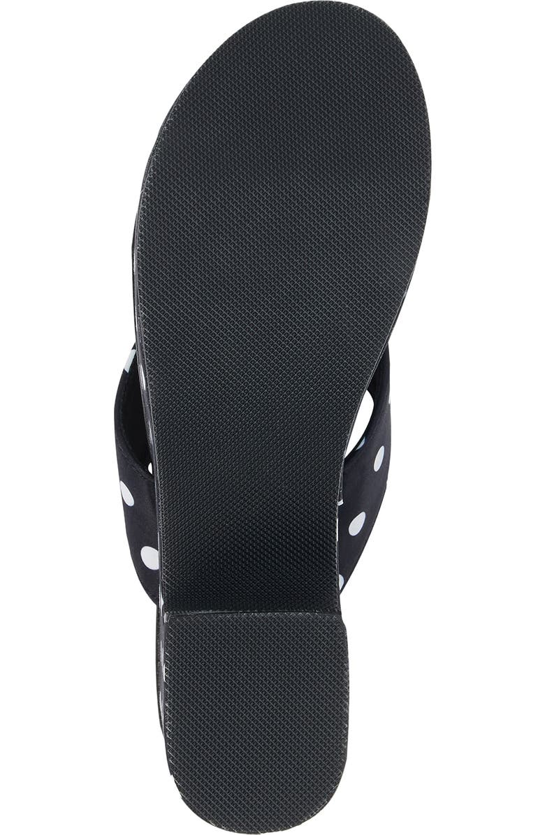 Coconuts by Matisse Bonnie Platform Flip Flop, Alternate, color, Black Dot