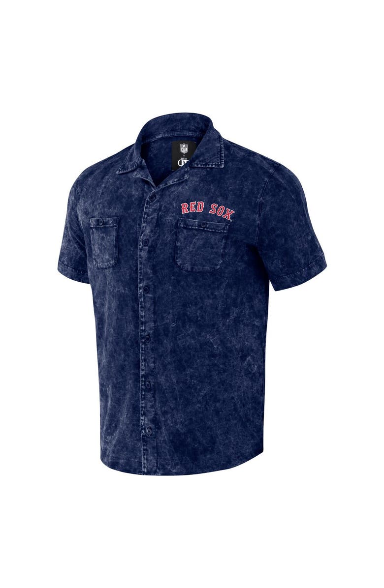 Darius Rucker Collection by Fanatics Men's Darius Rucker Collection by Fanatics Navy Boston Red Sox Denim Team Color Button-Up Shirt, Alternate, color, Navy