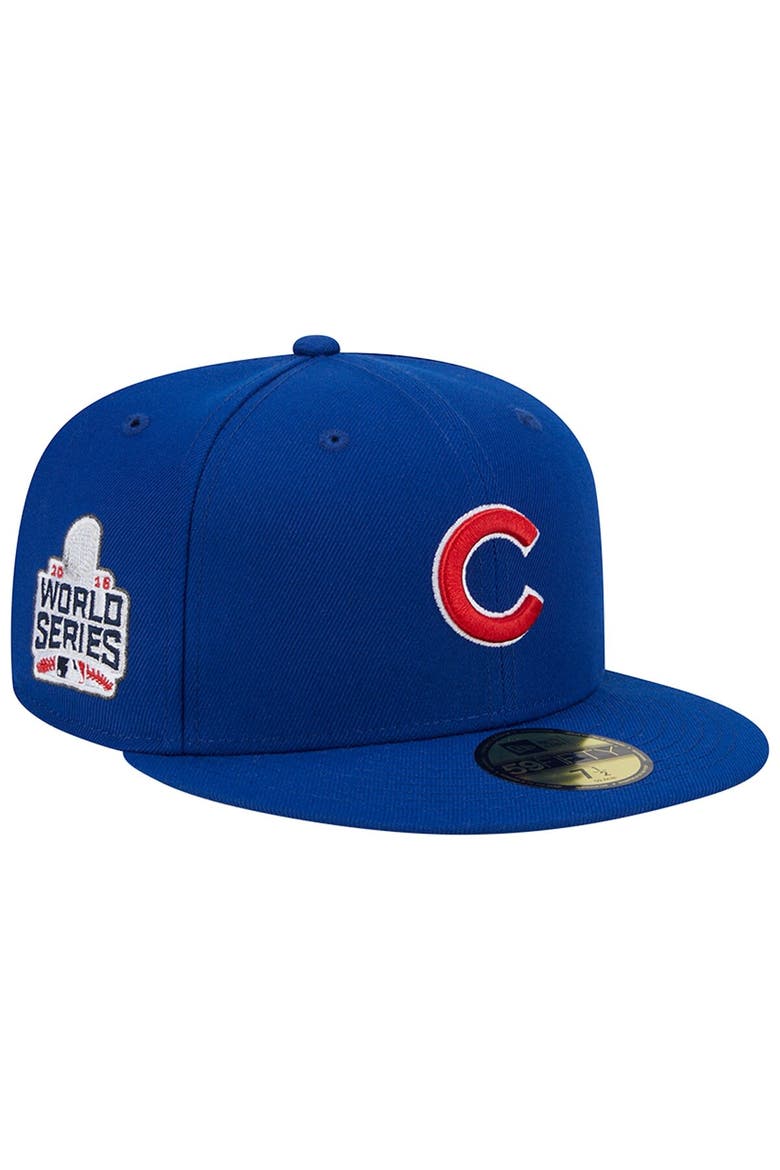 Men's New Era Royal Chicago Cubs  2016 World Series Team Color 59FIFTY Fitted Hat, Main, color, Royal