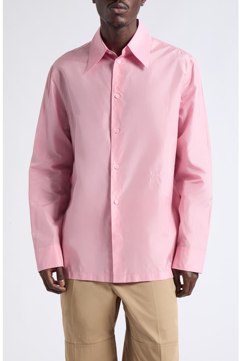 Washed Silk Taffeta Shirt, Main, color, 6150 GLOSS
