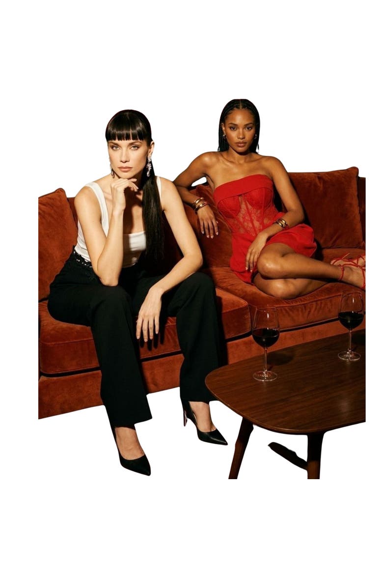 The Soiree Contrast Jumpsuit, Alternate, color, BLACKWHITE
