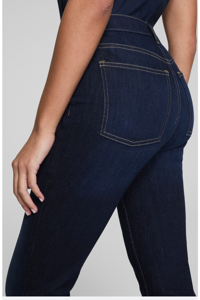 Kick Flare Jeans, Alternate, color, DARK INDIGO