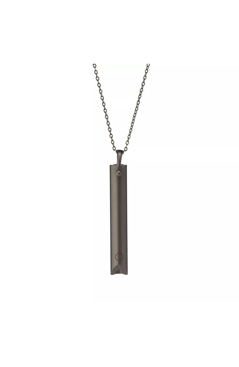 Uncommon Goods Mindful Breathing Necklace by Komuso Design, Alternate, color, Matte Slate