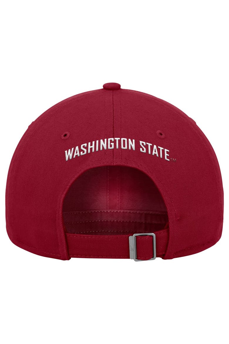 Men's Nike Crimson Washington State Cougars 2026 On-Field Club Adjustable Hat, Alternate, color, Crimson