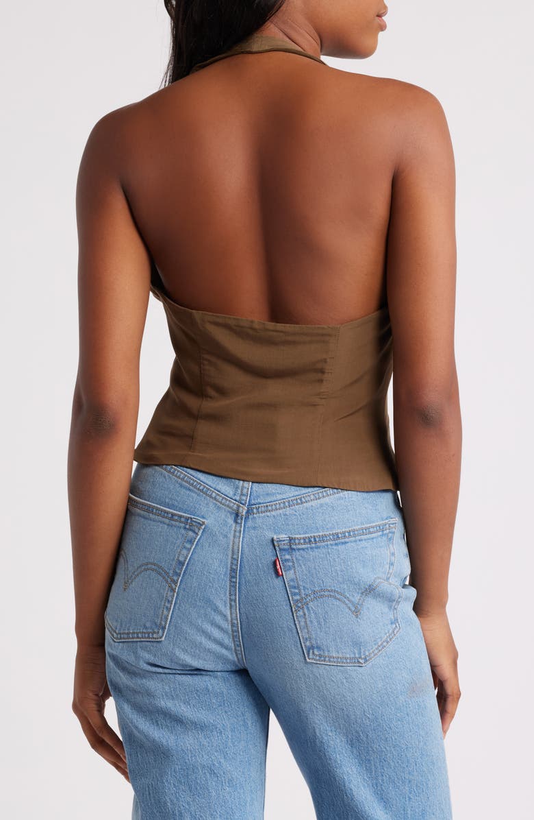 Mistress Rocks Open Front Halter Top, Alternate, color,