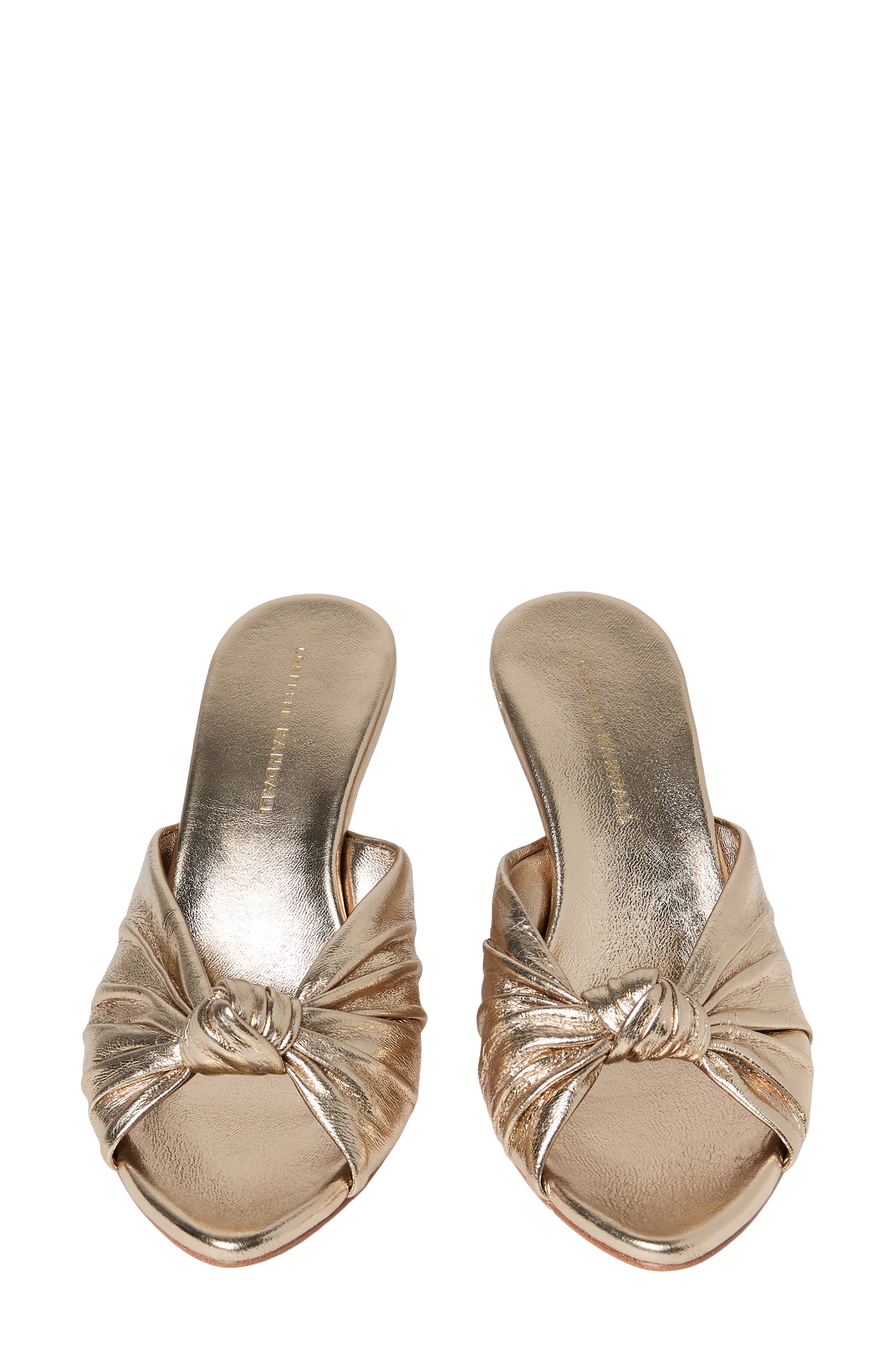 Marsy Angled Wedge Sandal, Alternate, color, CHAMPAGNE