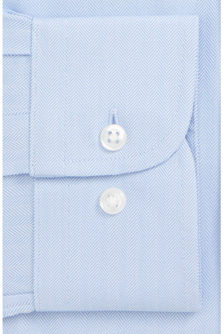 Tech-Smart Traditional Fit Stretch Herringbone Dress Shirt, Alternate, color, BLUE HYDRANGEA