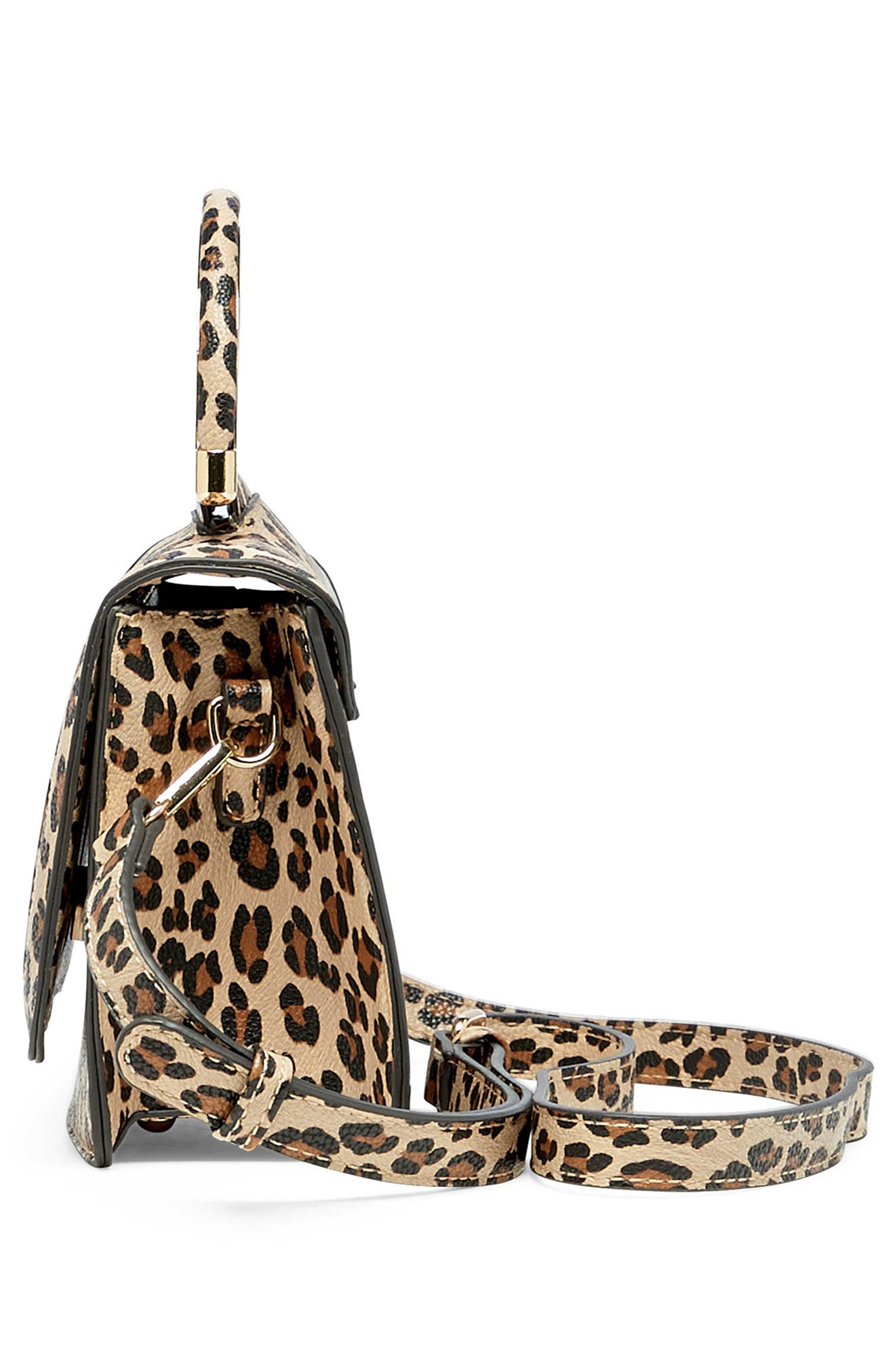 Sole Society Small Evar Faux Leather Crossbody Bag, Alternate, color, 