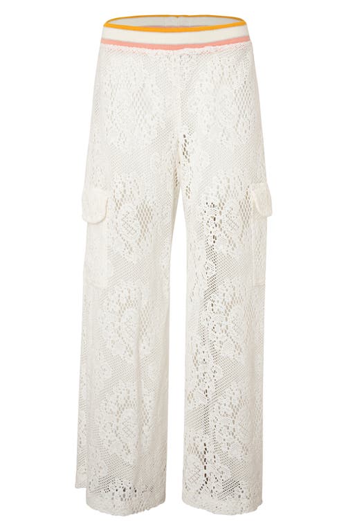 MAAJI MAAJI FLOWERY GINEVRA OPEN KNIT COVER-UP PANTS 