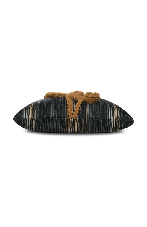 Elaine Smith Ingenuity Harvest Hand Knotted Macrame Indoor & Outdoor Woven Accent Pillow