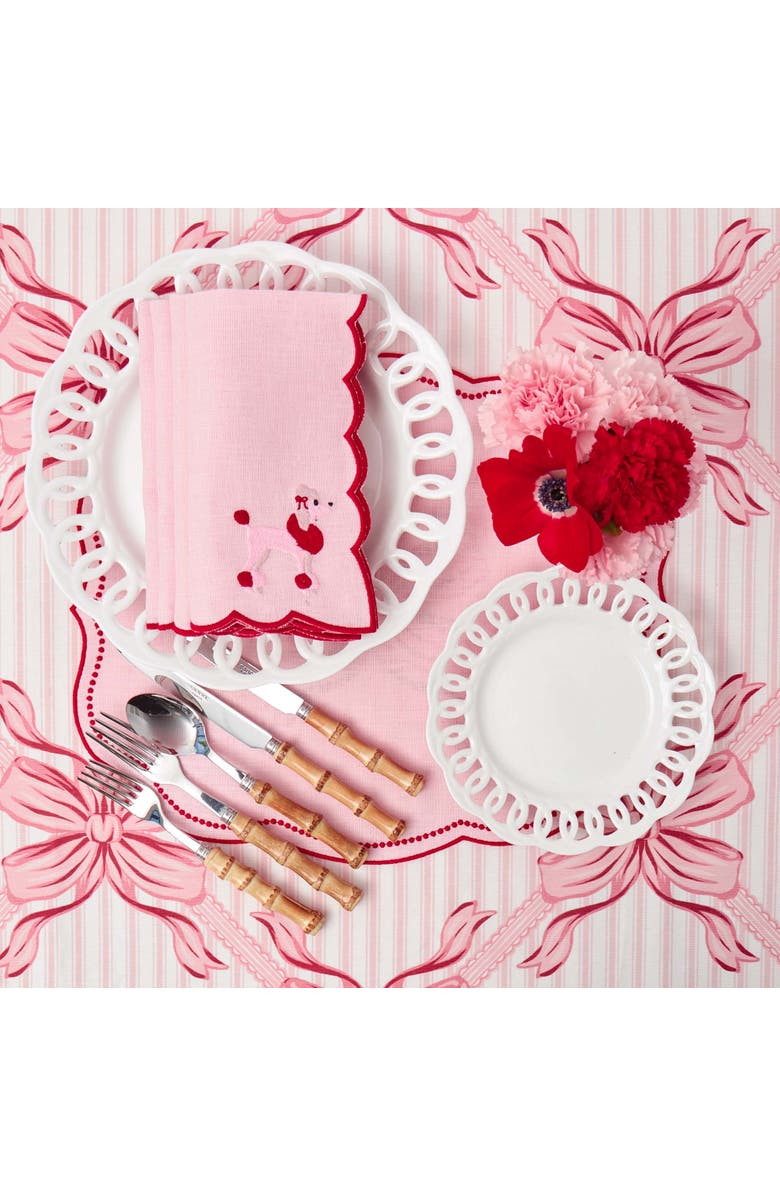 Mrs. Alice White Lace Starter Plates, Alternate, color, White