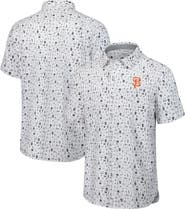 Tommy Bahama Men's Tommy Bahama Gray San Francisco Giants Nova Wave Riptide Rally Camp Button-Up Short Sleeve Shirt