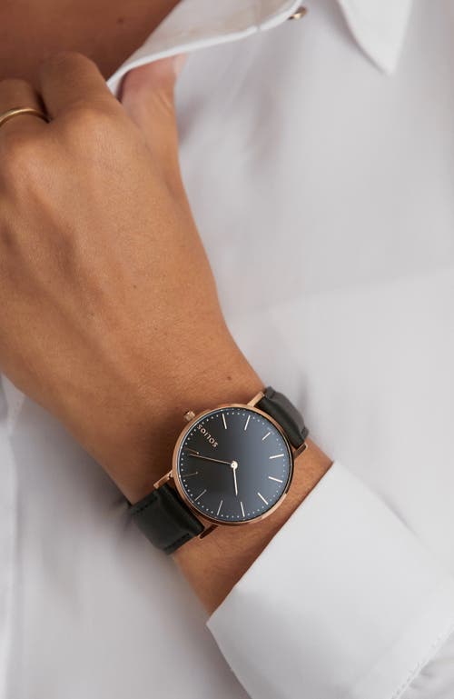 Solios Watches The Solar Classic | Black Dial