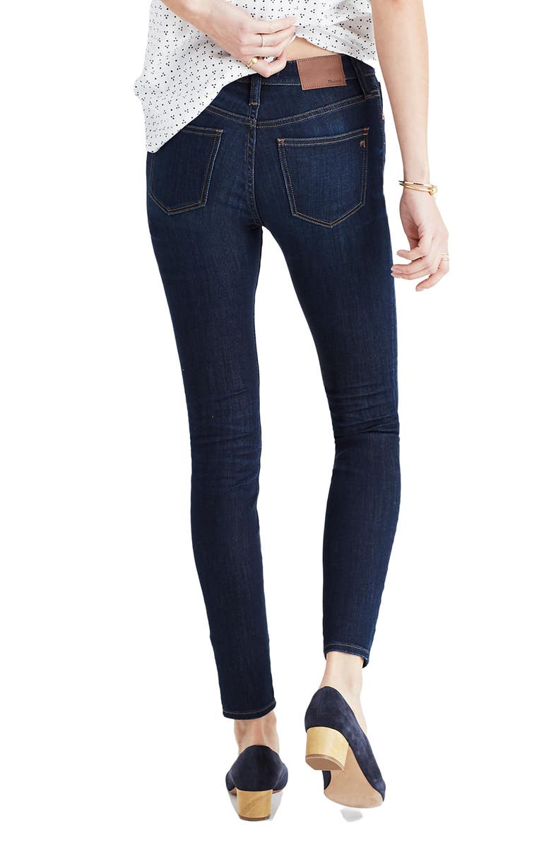 Madewell 9-Inch High Rise Skinny Jeans, Alternate, color, 