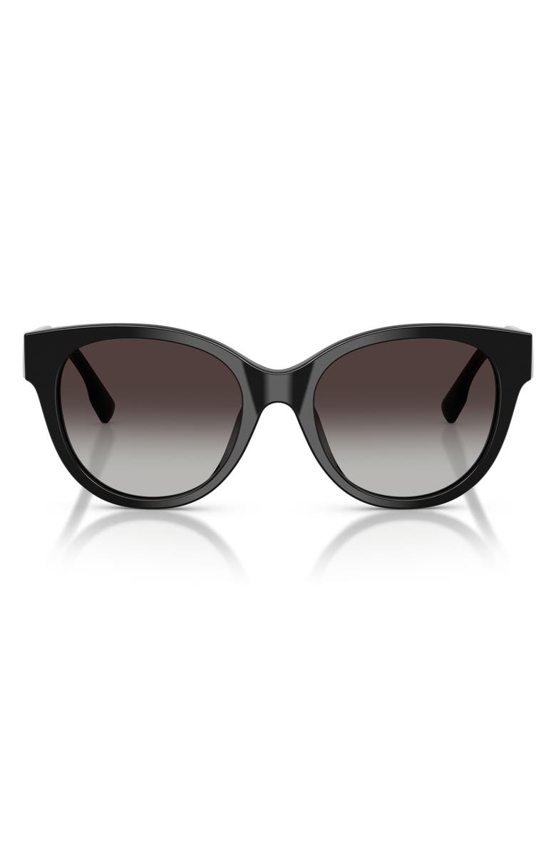 Tory Burch 54mm Phantos Sunglasses, Main, color, Black / Black