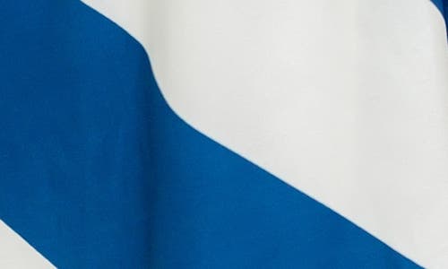 Flying Tomato Belted Chevron Maxi Sundress In Blue