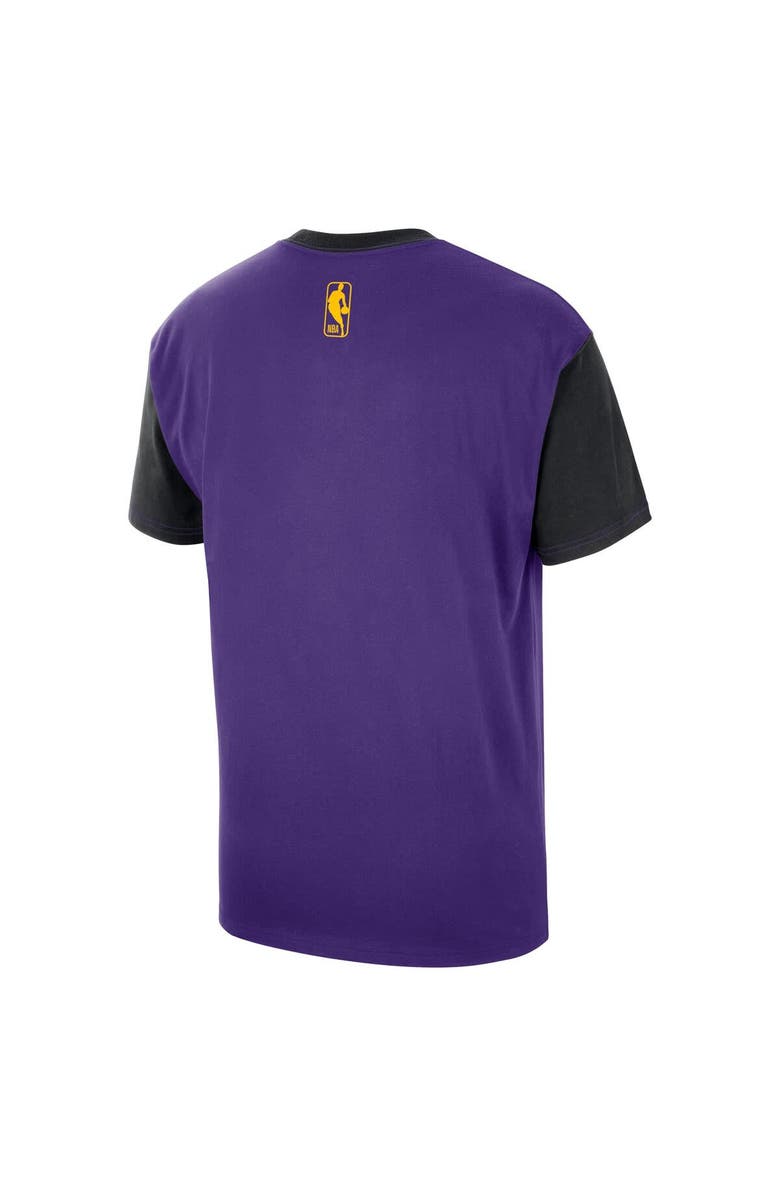 Nike Men's Nike Purple Los Angeles Lakers 2024/25 City Edition Courtside Color Block T-Shirt, Alternate, color, 