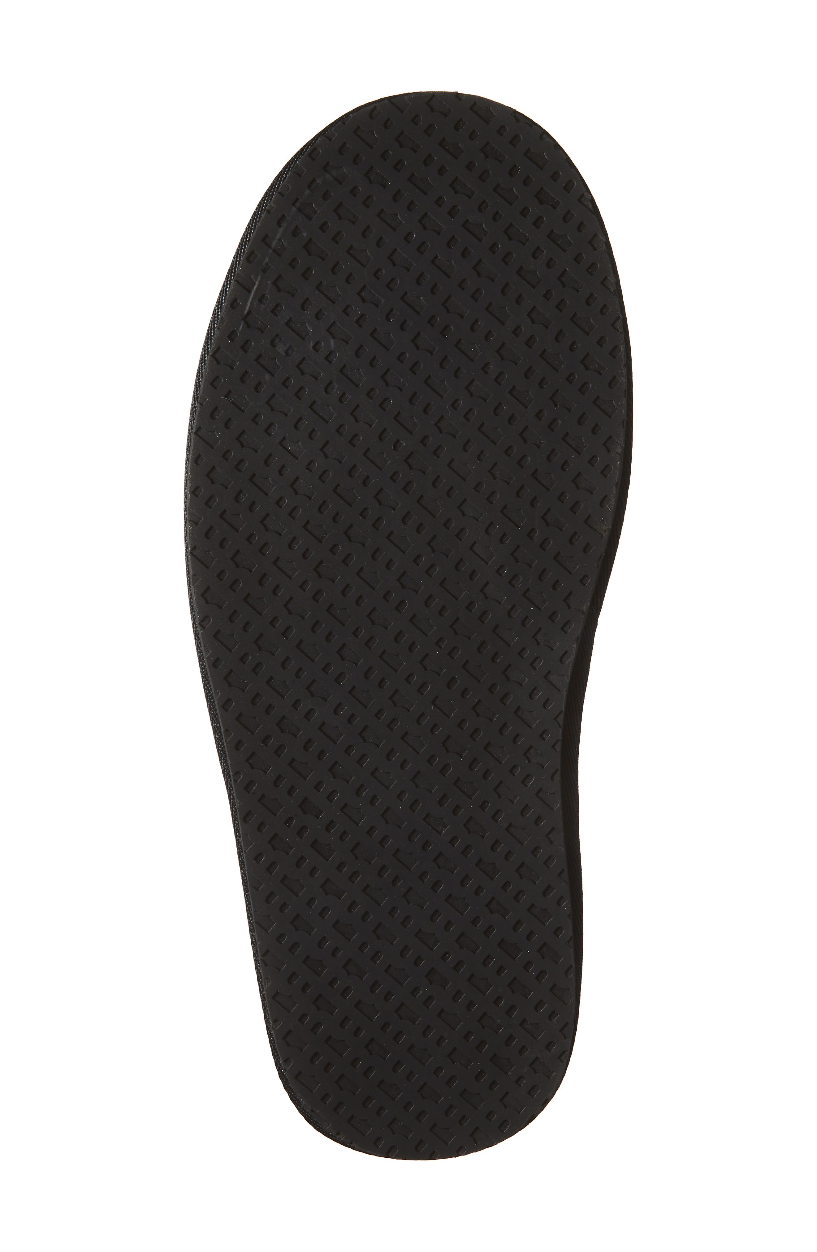 BOSS Faux Fur Lined Scuff Slipper, Alternate, color, Black