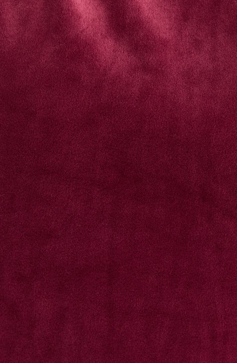 Nordstrom Luxe Velour Robe, Alternate, color, Burgundy Rhode