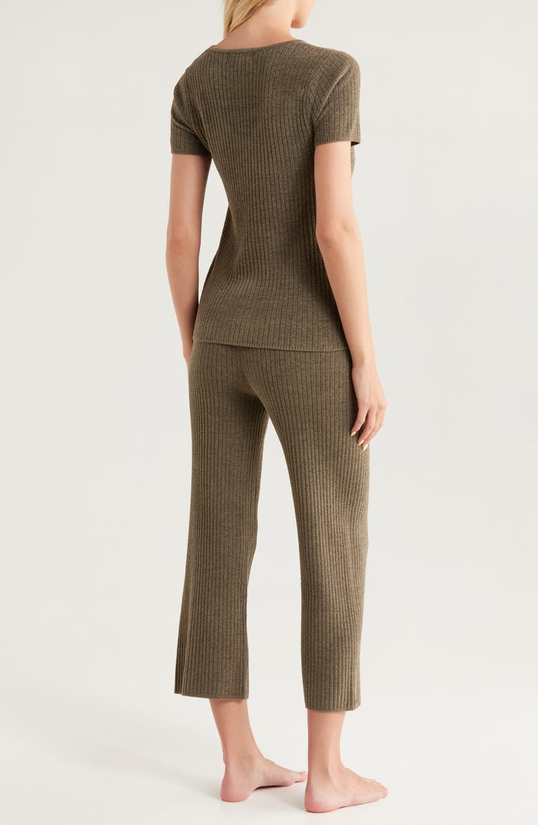 Barefoot Dreams<sup>®</sup> CozyChic<sup>®</sup> Ultra Lite<sup>®</sup> Rib Culotte Lounge Set, Alternate, color, Khaki Green