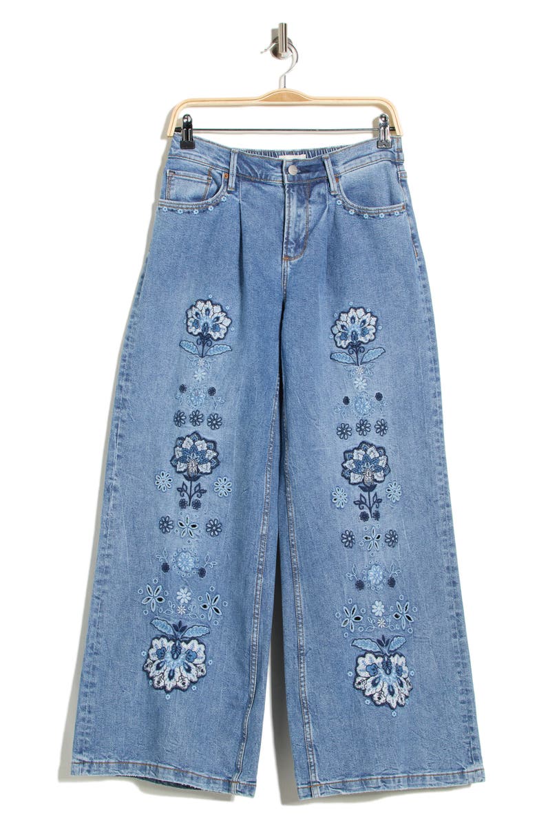 Driftwood Eloise Wide Leg Jeans, Alternate, color, Medium Wash