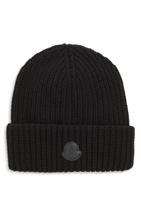 Logo Patch Virgin Wool & Cashmere Beanie