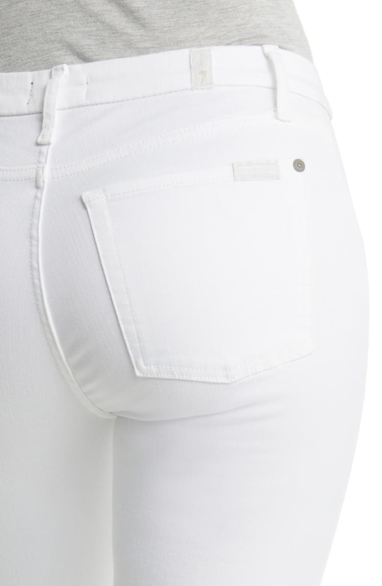 7 For All Mankind Kimmie Slim Illusion Seamed Split Hem Straight Leg Jeans, Alternate, color, 